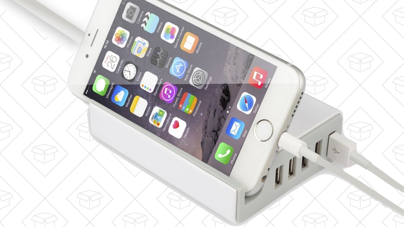 KMASHI 5-Port USB Charger, $10 with code R7CBI4WD